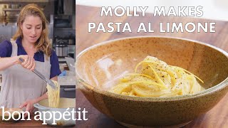 Molly Makes Pasta al Limone  From the Test Kitchen  Bon Appétit [upl. by Katie]