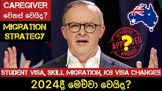 Australian visa updates 2024  Student visa  Skill Migration changes [upl. by Gerrald]