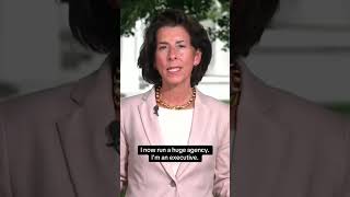 Commerce Sec Gina Raimondo on if Americans are ready to see 2 women on presidential ticket shorts [upl. by Petrick]