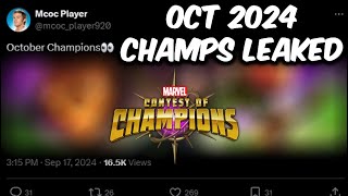 Mcoc October 2024 Champs Leak Super Hyped [upl. by Theta]