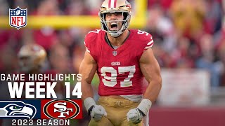 Seattle Seahawks vs San Francisco 49ers Game Highlights  NFL 2023 Week 14 [upl. by Firooc74]