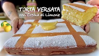 TORTA VERSATA CON CREMA AL LIMONE 🍋 ricetta facile di Tutti a tavola [upl. by Amersham]