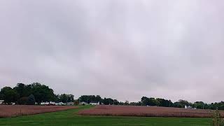 Ohio farm drizzly sunrise 🌧️ 30 September 2024 [upl. by Melantha778]