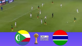 🔴 LIVE Comoros vs Gambia  TotalEnergies AFCON 2025 Qualifiers  LIVE Streaming Now [upl. by Anaidiriv]