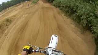 1992 Yamaha WR500 Midwest VMX Mustang Sallys MX South Bend IN EVO 4 B Practice June 2013 2 [upl. by Llenhoj]