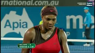 Elena Dementieva v Serena Williams  Sydney 2010 Final Highlights [upl. by Tlok]