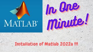 Install MATLAB 2022a   Windows 10 [upl. by Anytsirk]