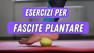 🔴ESERCIZI PER FASCITE PLANTARE [upl. by Crowley]