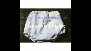 Braguita Básica de Bebé [upl. by Ahtis]