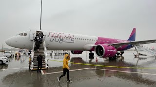 TRIP REPORT  WIZZ AIR  A321NEO  TEL AVIVBUDAPEST  ECONOMY  HD [upl. by Ludly]