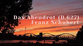 Das Abendrot F Schubert  Minseok David Kang [upl. by Aihseyt900]