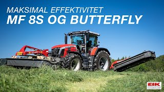 Maksimal effektivitet med MF 8S og butterfly slåmaskiner [upl. by Edan]