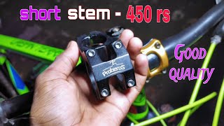 how to install short stem 450 rs 💯🔥👌🥰 MTB cycle 🚲 [upl. by Euqram78]