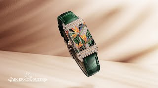 Reverso One Precious Flowers A tropical artistic expression of Art Deco  JaegerLeCoultre [upl. by Nylinej]