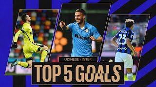 MAICON BROZOVIC E 🤯🖤💙  INTER HISTORY  TOP 5 GOALS vs UDINESE ⚽ [upl. by Muffin]