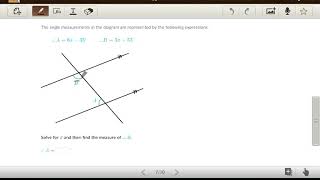 Geometry Test Help  Angles [upl. by Niknar]