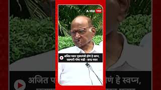 Sharad Pawar  अजित पवार मुख्यमंत्री होण हे स्वप्न घडणारी गोष्ट नाही  शरद पवार [upl. by Marcellina]