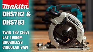 Makita UK DHS782 and DHS783 Circular Saw [upl. by Ellehcan179]