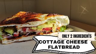 YOU CAN MAKE COTTAGE CHEESE FLATBREAD WITH ONLY 2 INGREDIENTS  HEALTHY amp HIGH PROTEIN [upl. by Amikahs364]