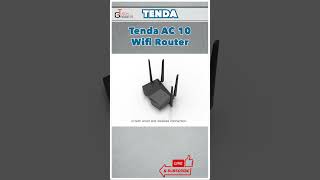 Tenda AC10 AC1200 Wireless Smart DualBand Gigabit WiFi Router  best wifi router for home shorts [upl. by Llirred]