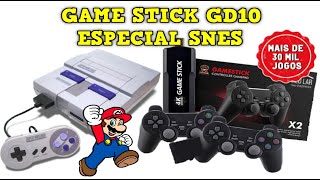 GAME STICK GD10  Especial Snes [upl. by Ertha]