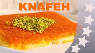 lebanese knafeh recipe كنافة [upl. by Htiekel]