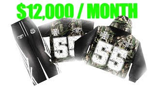 How to Make 12000 with your CLOTHING BRAND  DESIGN TUTORIAL [upl. by Ellennahc517]