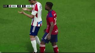 Medellín vs Junior Final Simulación Videojuego pes 2021 [upl. by Airretal]