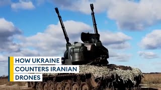 Ukraine The Germanmade antiaircraft gun taking down Russian drones [upl. by Elrod337]