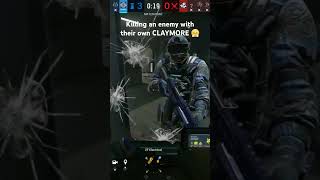 Killing an enemy with their own CLAYMORE 😤 rainbowsixsiege r6 jynxzi r6s rb6 ranked rainbow6 [upl. by Idnahr915]