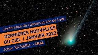 Actualités astronomiques de janvier 2023  Conférence de lobservatoire de Lyon [upl. by Edualcnaej]