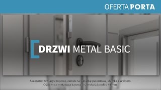 Drzwi Metal BASIC OFERTA PORTA [upl. by Allistir]