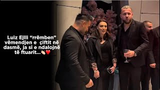 Luiz Ejlli “rrëmben” vëmendjen e çiftit në dasmë ja si e ndalojnë të ftuarit…👏🏻❤️ [upl. by Ena54]