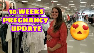 18 WEEKS PREGNANCY UPDATE 😍 [upl. by Ellett589]