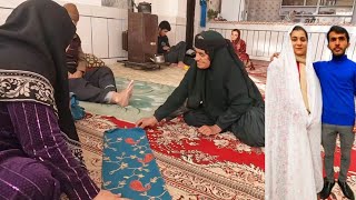 Sewing Lori Clothes Rural Nomadic Life in Iran 🧵  Family Tradition amp Craftsmanship [upl. by Arria]