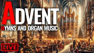 🔴 Hymns and Organ Music for ADVENT  Virtual Church [upl. by Nosauq]