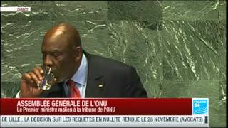 le premier ministre Cheick Modio Diarra à lassemblée générale de lONU vidéo intéfrale [upl. by Aibos]