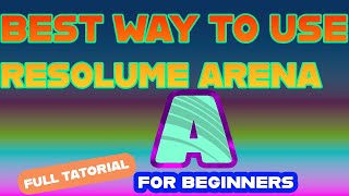 Best Way To Use Resolume Arena For BeginnersHow To Use Resolume Arenavfxmehra [upl. by Anama216]