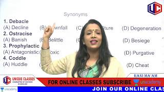 Synonyms amp Antonyms  Vocabulary in English With Meaning in Hindi For SSC CGL BANK UPSC  Part20 [upl. by Demodena]