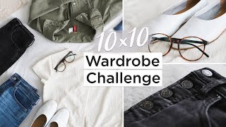 10X10 WARDROBE CHALLENGE  10 items 10 outfits  WINTER 2019 [upl. by Can]