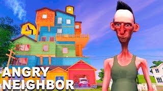 ЭТОТ СОСЕД ОЧЕНЬ СТРАННЫЙ Пробрался в ДОМ СОСЕДА ПОКА ОН СПАЛ Игра Angry Neighbor от Cool GAMES [upl. by Nealey]