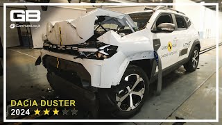 Dacia Duster 2024 CRASH TEST Euro NCAP  3 STARS ⭐️⭐️⭐️ [upl. by Mehalick]