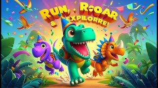 🦖 Dinosaur Song for Kids Run Roar amp Explore 🦖 Fun Dino Adventure amp Dance Moves 🎶 [upl. by Grodin]