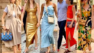 32°C DISCOVER ITALIAN 🇮🇹STREET FASHION SUMMER 2024 🍋STREET STYLE OUTFITS INSPO vanityfair [upl. by Searcy]