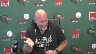 Coffee with Coach  UAB Football  101424 [upl. by Dlanigger614]