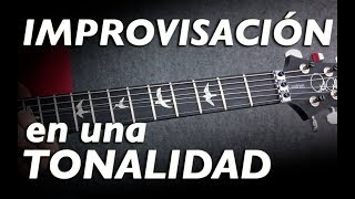 Improvisación sencilla en una tonalidad [upl. by Kostival]