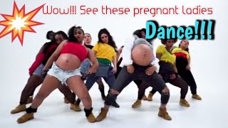 Wow See these pregnant women dance Best video compilation [upl. by Colston]