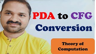 PDA to CFG Conversion  TOC  FLAT  Theory of Computation [upl. by Niatsirt]