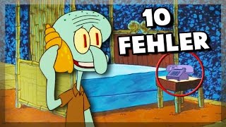 10 Fehler in Spongebob Schwammkopf [upl. by Yllib]