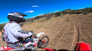 Starts amp Sprint Training Part 2 Honda CRF450RWE [upl. by Aleakim]